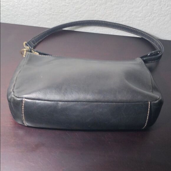 Small black Leather Purse - Picture 2 of 5